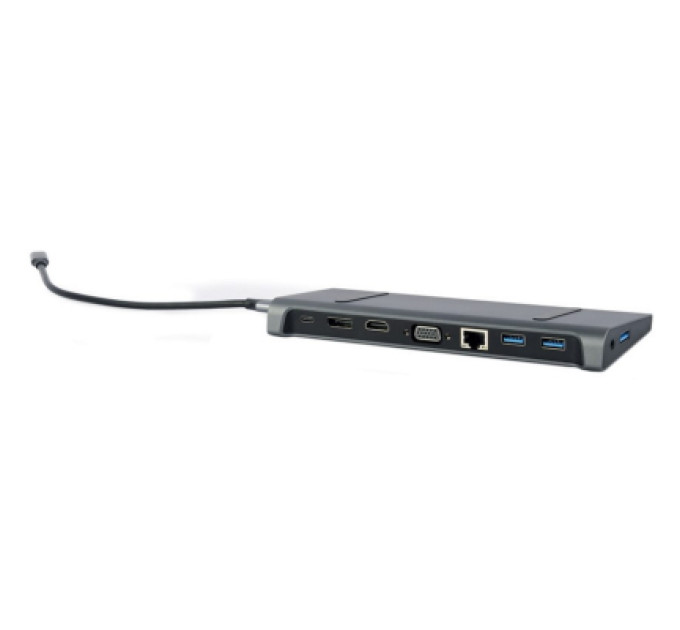 Cablexpert Адаптер Cablexpert A-CM-COMBO9-02, USB Type-C 9-в-1