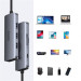 Choetech Адаптер Choetech HUB-M19-GY, USB Type-C 7-в-1