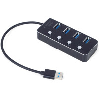 Хаб Gembird UHB-U3P4P-01 на 4 порти USB 3.0