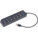 Gembird Хаб Gembird на 7 портiв (6хUSB2.0+1хUSB3.0) UHB-U3P1U2P6P-01, пластик, чорний