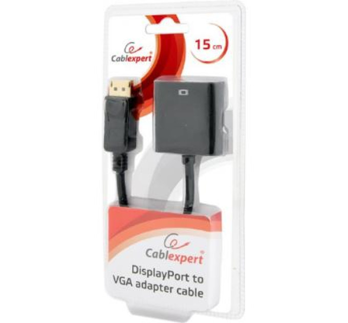 Cablexpert Адаптер-перехідник DisplayPort на VGA Cablexpert AB-DPM-VGAF-02