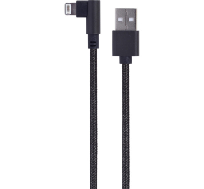 Cablexpert Кабель кутовий Cablexpert CC-USB2-AMLML-0.2M, USB 2.0 USb-A тато/Lightning, 0.2 м.