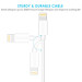 Choetech Кабель Choetech IP0027-WH, USB 2.0 А-тато/Lightning, 1.8 м.
