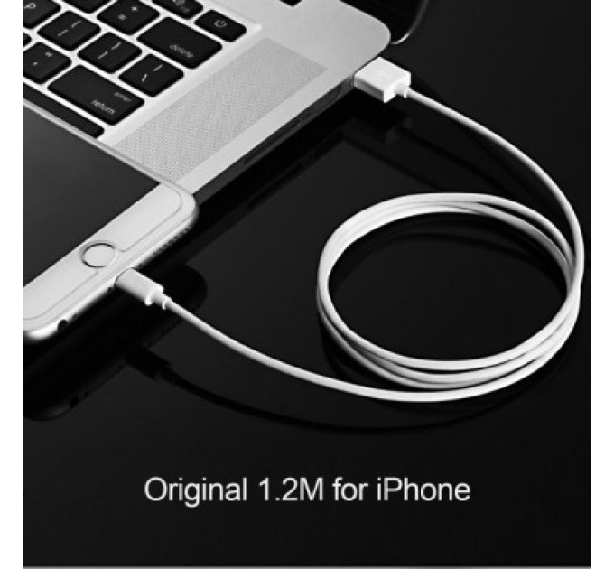 Choetech Кабель Choetech IP0027-WH, USB 2.0 А-тато/Lightning, 1.8 м.