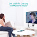 Choetech Кабель Choetech XCH-M180GY, USB-C на HDMI, 1.8м