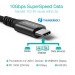 Choetech Кабель Choetech XCC-1007-V2-BK, преміум якість USB3.1 С-папа/C-папа,2 м.