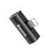 Baseus Перехідник L46 Lightning (1 Male / 2 Female) Black Baseus (CAL46-01)