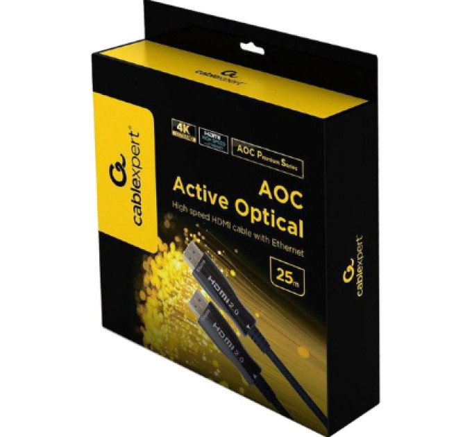 Cablexpert Кабель Cablexpert CCBP-HDMI-AOC-25M, HDMI V.2.0, вилка/вилка, з позолоченими контактами, 25 м