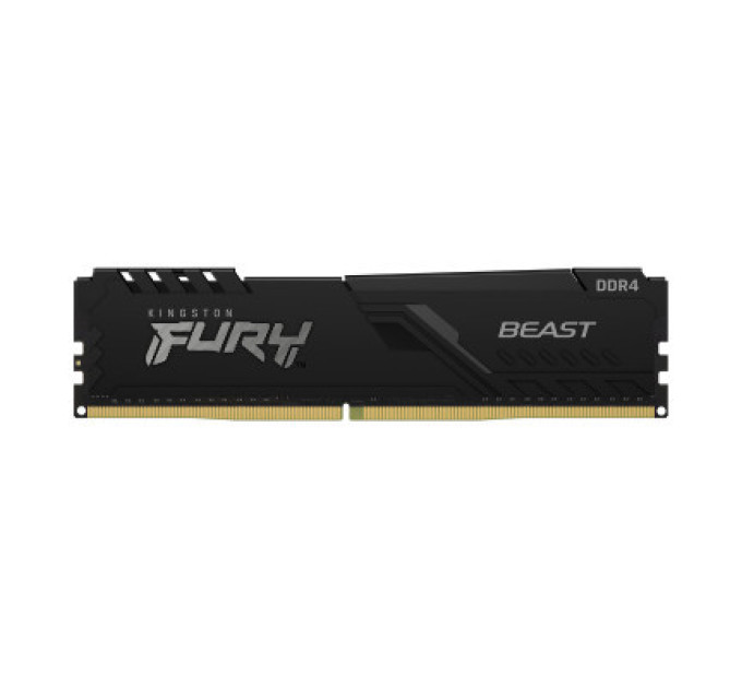 Kingston Fury (ex.HyperX) Модуль пам'яті для комп'ютера DDR4 8GB 3200 MHz Fury Beast Black Kingston Fury (ex.HyperX) (KF432C16BB/8)