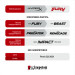 Kingston Fury (ex.HyperX) Модуль пам'яті для комп'ютера DDR4 8GB 3200 MHz Fury Beast Black Kingston Fury (ex.HyperX) (KF432C16BB/8)