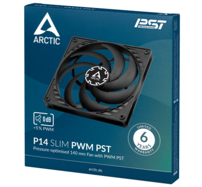Arctic Кулер до корпусу Arctic P14 SLIM PWM PST (ACFAN00268A)