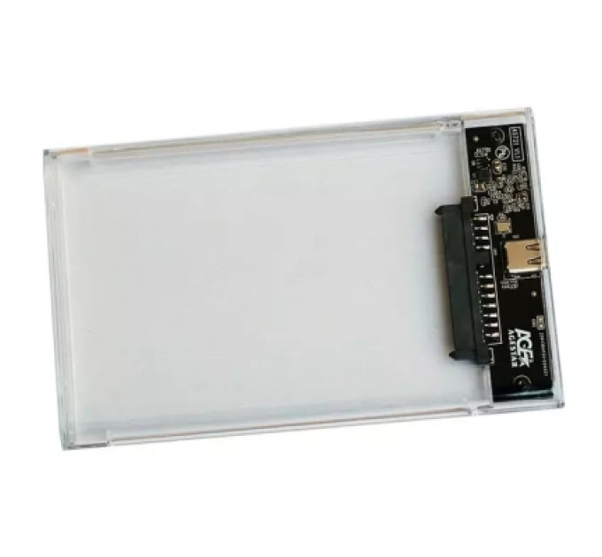 AgeStar Зовнішня кишеня 2.5", 3UB2P4C (Transparent), прозорий
