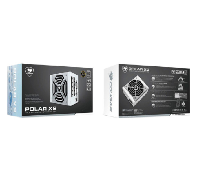 Cougar Блок живлення Cougar POLAR X2 1200, 1200 Вт, 80 Plus Platinum, модульний