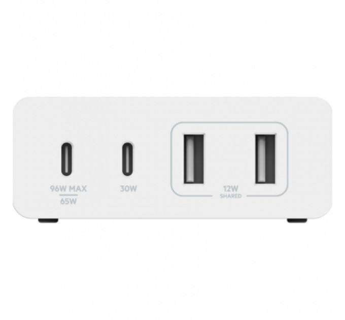 Belkin Зарядний пристрій Belkin Home Charger 108W GAN Dual USB-С/USB-A (WCH010VFWH)