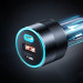 Choetech Автомобільне ЗУ TC0011-BK, 3 порти, 130Вт, QC3.0+PD, чорний