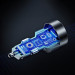 Choetech Автомобільне ЗУ TC0011-BK, 3 порти, 130Вт, QC3.0+PD, чорний