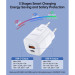 Choetech Мережевий зарядний пристрій Choetech PD5006-EU-WH, USB-A/USB-С