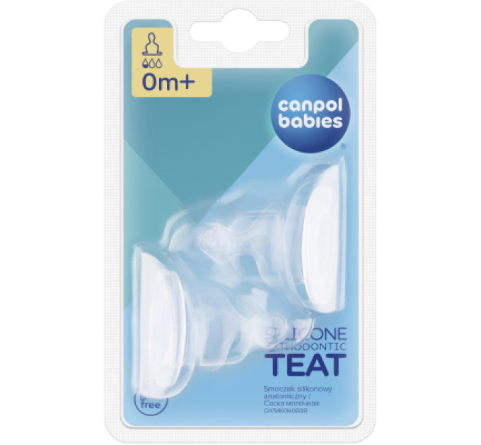 Canpol babies Соска Canpol babies силіконова анатомічна міні 2 шт. (18/124)