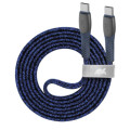 RivaCase Кабель USB 2.0, PS6105 BL12, Type-C/Type-C, 3А, 60Вт, синій