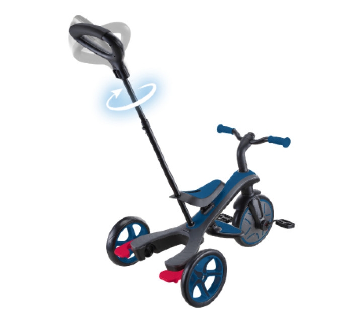 Globber Дитячий велосипед Globber Explorer Trike 4 в 1, синій (634-100)