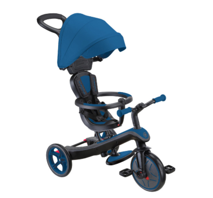 Globber Дитячий велосипед Globber Explorer Trike 4 в 1, синій (634-100)