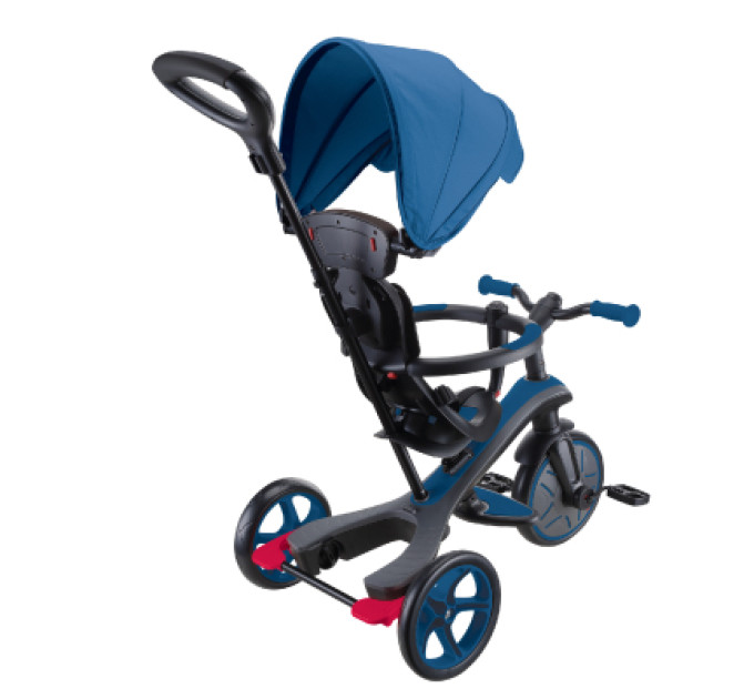 Globber Дитячий велосипед Globber Explorer Trike 4 в 1, синій (634-100)