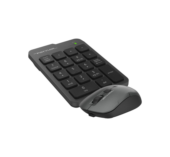 A4Tech Комплект бездротовий клавіатура цифрова з мишою A4Tech Fstyler FG1600C Air2 (Grey), сірий колір