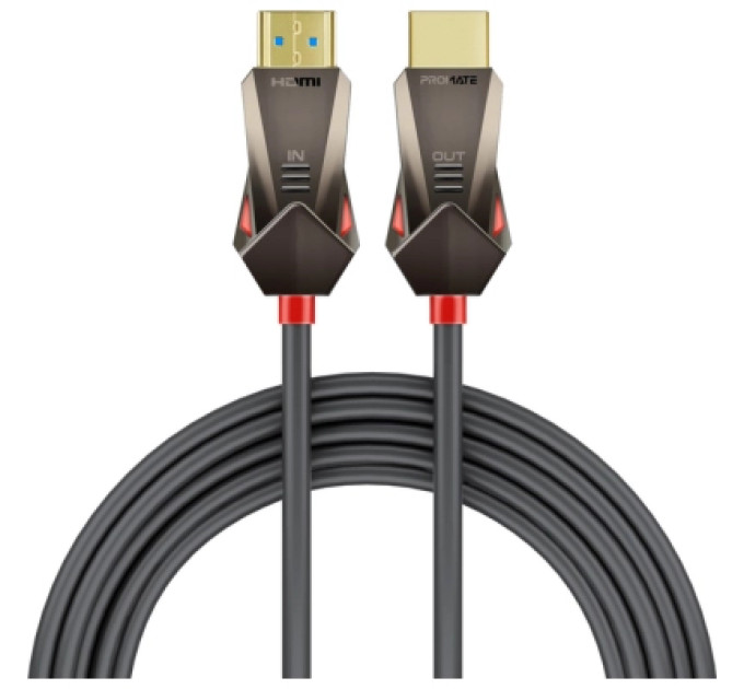 Promate Кабель мультимедійний HDMI to HDMI 15.0m v.2.0 prolink4k60-15m Promate (prolink4k60-15m)