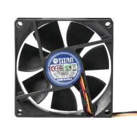 Вентилятор Titan DCF-8025L12S,  80х80х25мм