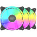 PcCooler Корпусний вентилятор PCCOOLER F3 T120 ARGB BK 3IN1