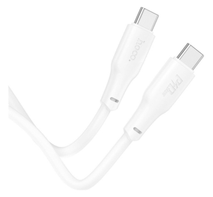 HOCO Дата кабель USB-C to USB-C 2.0m 240W TPE X93 white HOCO (6931474790743)