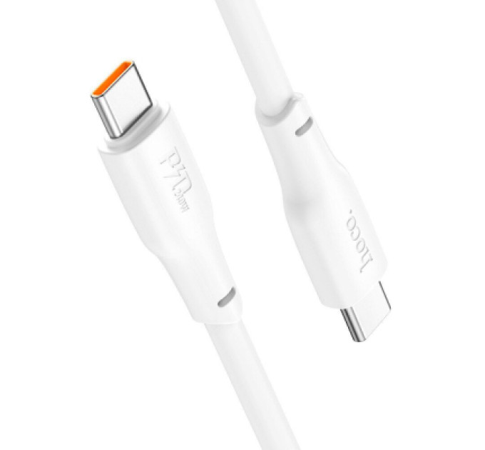 HOCO Дата кабель USB-C to USB-C 2.0m 240W TPE X93 white HOCO (6931474790743)