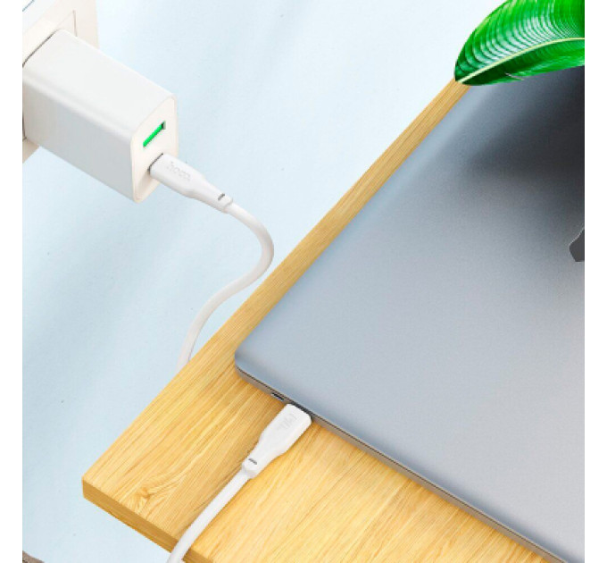 HOCO Дата кабель USB-C to USB-C 2.0m 240W TPE X93 white HOCO (6931474790743)