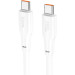 HOCO Дата кабель USB-C to USB-C 2.0m 240W TPE X93 white HOCO (6931474790743)