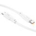 HOCO Дата кабель USB-C to USB-C 2.0m 240W TPE X93 white HOCO (6931474790743)