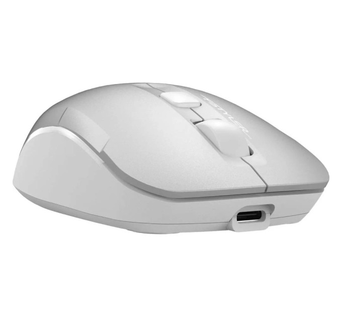 A4Tech Миша бездротова A4Tech Fstyler FB26CS Air2 (Icy White), колір сірий+білий