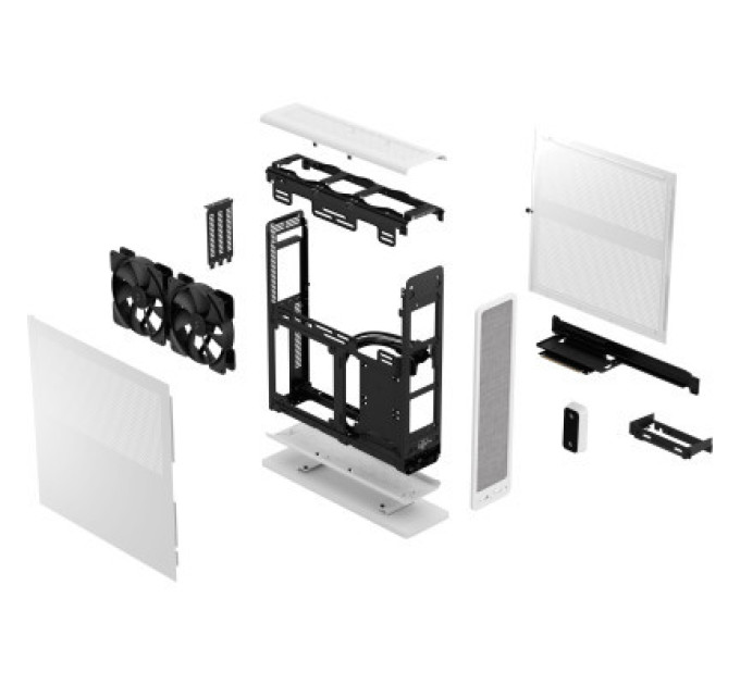 Fractal Design Корпус Fractal Design Ridge White mITX PCIe 4.0 (FD-C-RID1N-12)