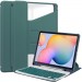 BeCover Чохол до планшета BeCover 360° Rotatable + Keyboard Samsung Tab S6 Lite (2024) 10.4" P620/P625/P627 Dark Green (712589)