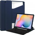 BeCover Чохол до планшета BeCover 360° Rotatable + Keyboard Samsung Tab S6 Lite (2024) 10.4" P620/P625/P627 Deep Blue (712588)