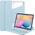 BeCover Чохол до планшета BeCover 360° Rotatable + Keyboard Samsung Tab S6 Lite (2024) 10.4" P620/P625/P627 Light Blue (712590)