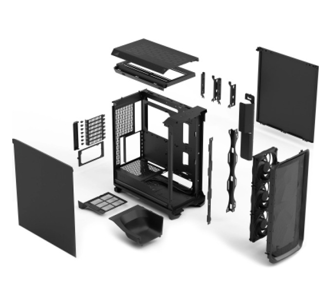 Fractal Design Корпус Fractal Design Meshify 3 Black Solid (FD-C-MES3A-01)