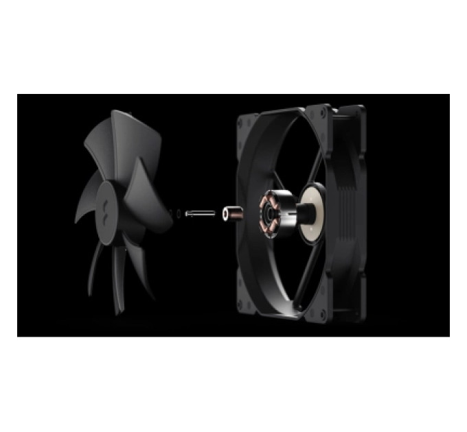 Fractal Design Кулер до корпусу Fractal Design Dynamic X2 GP-18 PWM Black (FD-FAN-DYN-X2-GP18-PWM-BK)