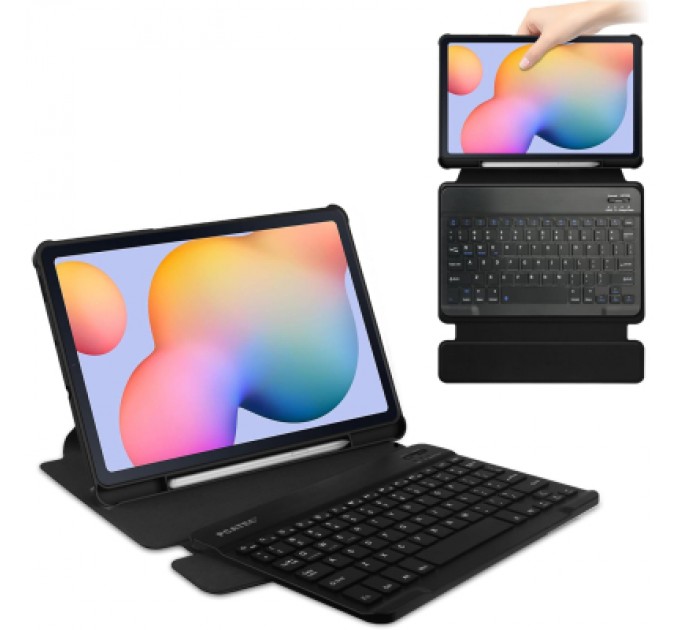 BeCover Чохол до планшета BeCover 360° Rotatable + Keyboard Samsung Tab S6 Lite 10.4 P610/P613/P615/P619 Black (712404)