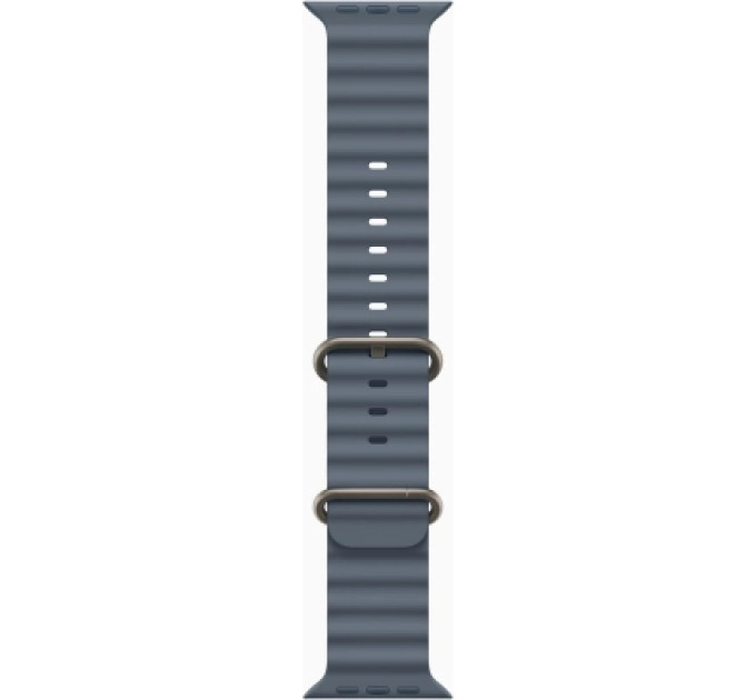 Apple Смарт-годинник Apple Watch Ultra 3 GPS + Cellular 49mm Natural Titanium Case with Anchor Blue Ocean Band (MEWH4QP/A)