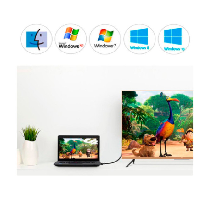 Ugreen Кабель мультимедійний miniDisplayPort M to DisplayPort M 1.5m MD105 black Ugreen (10477)