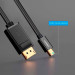 Ugreen Кабель мультимедійний miniDisplayPort M to DisplayPort M 1.5m MD105 black Ugreen (10477)