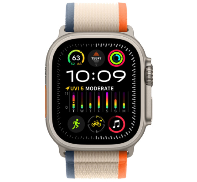 Armorstandart Ремінець до смарт-годинника Armorstandart Trail Loop для Apple Watch 49/46/45/44/42 (Series 1-3) Orange Beige (ARM74231)