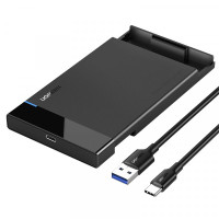Кишеня зовнішня UGREEN USB 3.1 to 2.5" HDD/SSD US221 black (50743)