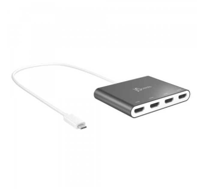 J5create Багатопортовий мультиадаптер J5create JCA366-N USB-C на 4xHDMI