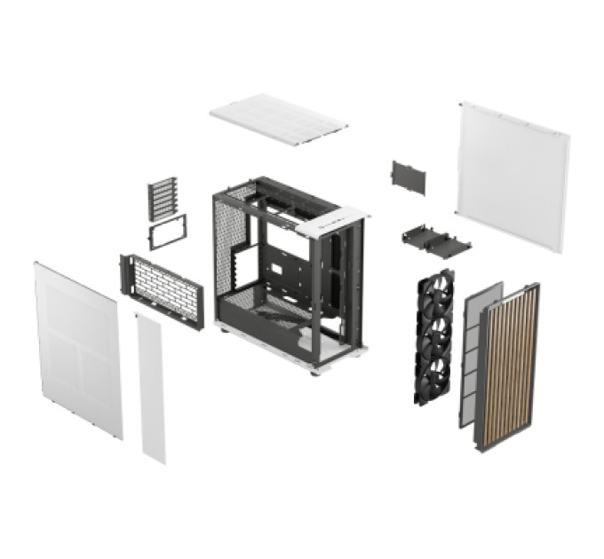 Fractal Design Корпус для ПК Fractal Design North XL RC Chalk White TGС (FD-C-NOR1X-06)